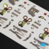 KELIK K72031 F-4(C,D) PHANTOM II INTERIOR 3D DECALS FOR HASEGAWA KIT 1/72